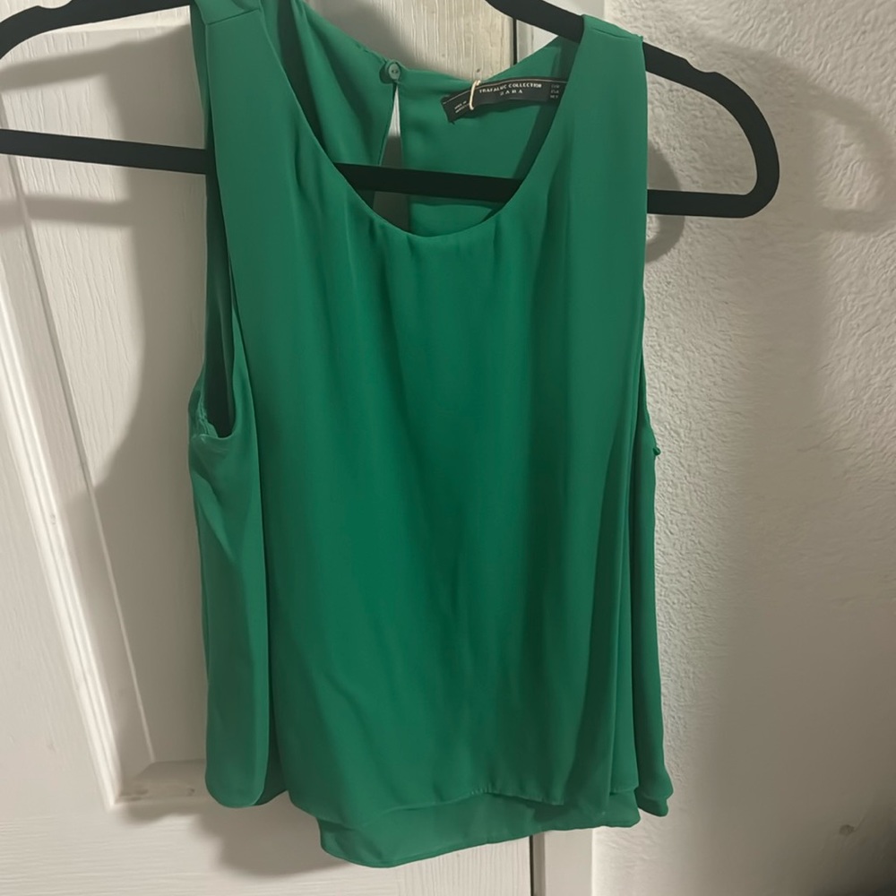 Zara Top Green